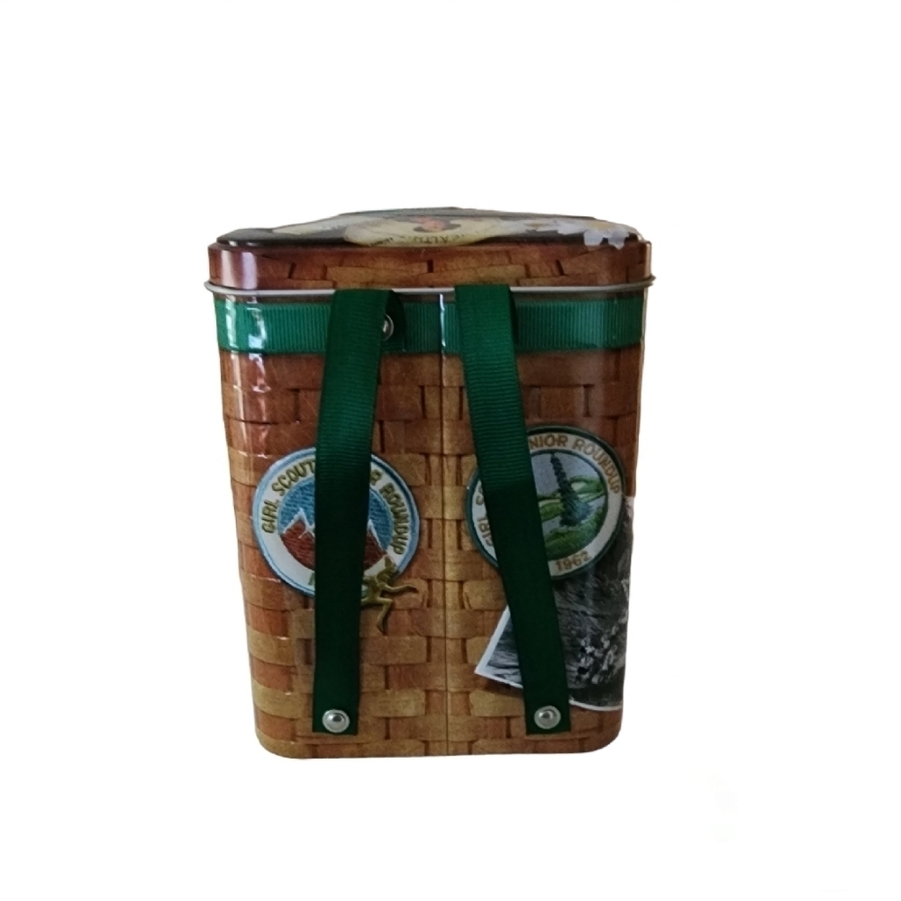 Girl Scouts Backpack Senior Roundup Badge Tin - Picture 4 of 5